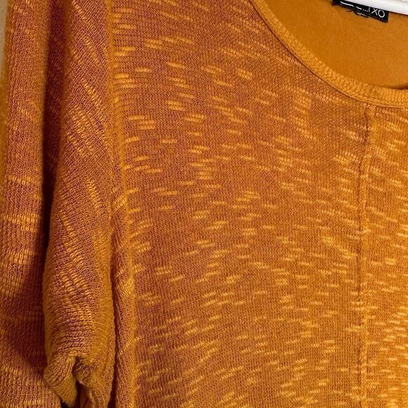 RXB Women Mustard Thermal High Low Top - Picture 9 of 12